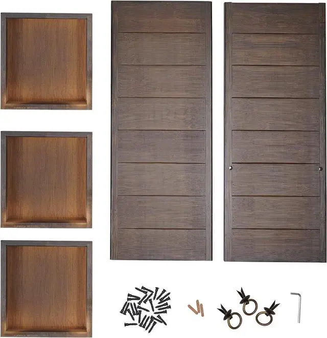 Alt view image 6 of 7 - Bamboo Desk Book Shelf,Desktop Bookshelf Storage Rack Tabletop Standing Organizer Bookshelf with 3 Drawers,Freestanding Desk Bookcase for Home Dormitory Offices (Nut-Brown)