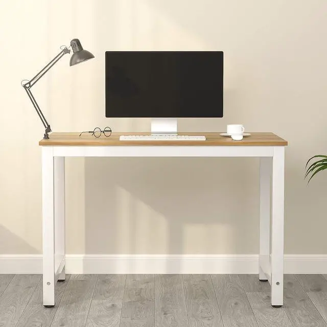 Alt view image 2 of 7 - 43Large MDF Computer Office Desk PC Laptop Table Study Work-Station Home Office Furniture Wood