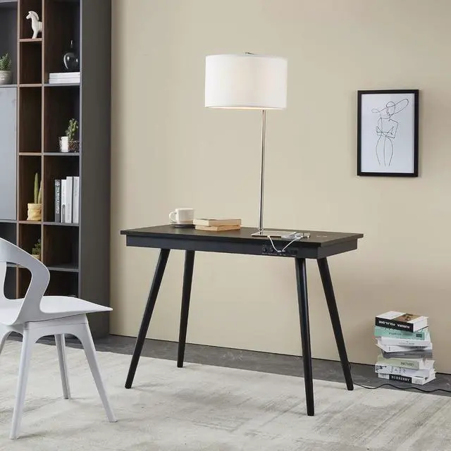 Main image of Future - 39' Modern Desk with USB-C & Qi Wireless Charging Station