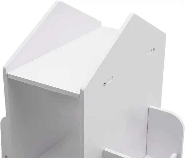 Alt view image 7 of 7 - Rotating Bookshelf, 360 Display Floor Standing Bookcase, Spinning Shelf Storage Rack, Multi-Functional Bookshelf Organizer, Freestanding Storage Organizer Holder for Kids & Adults
