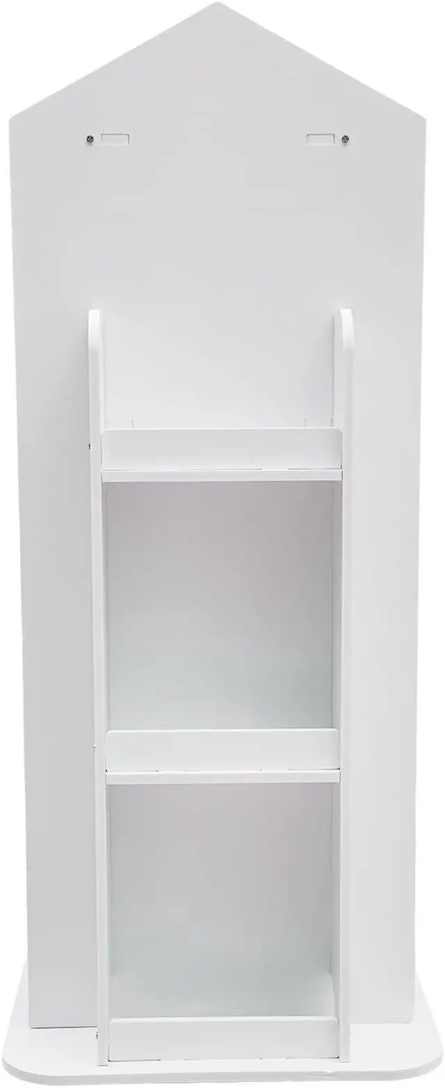 Alt view image 5 of 7 - Rotating Bookshelf, 360 Display Floor Standing Bookcase, Spinning Shelf Storage Rack, Multi-Functional Bookshelf Organizer, Freestanding Storage Organizer Holder for Kids & Adults