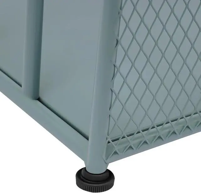 Alt view image 7 of 7 - 4 Tier Bookshelf, Green Cactus Bookcase Freestanding Bookshelves Metal Storage Organizer Corner Display Rack Cabinet for Bedroom Living Room Office