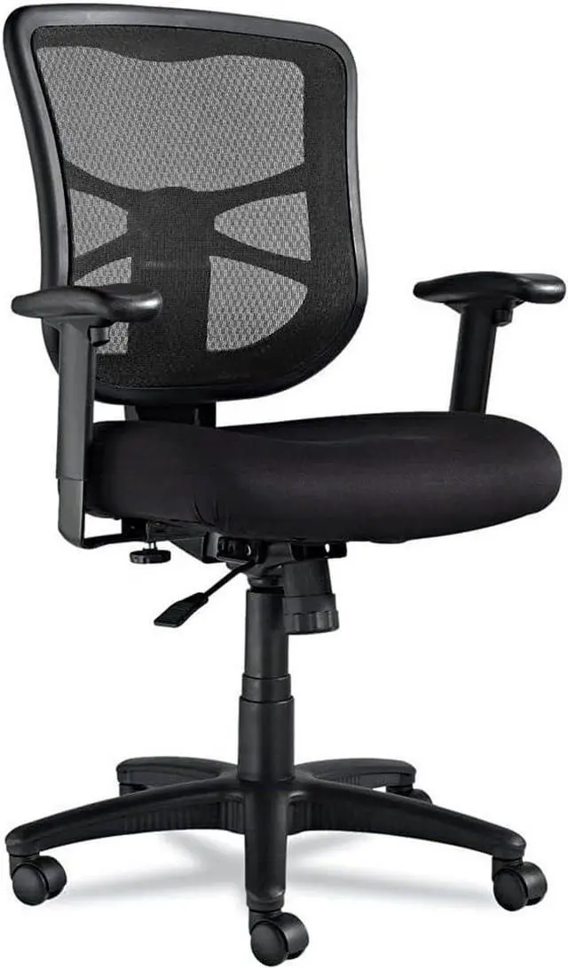 Main image of Elusion Series Mesh Mid-Back Swivel/Tilt Chair ALEEL42BME10B Each