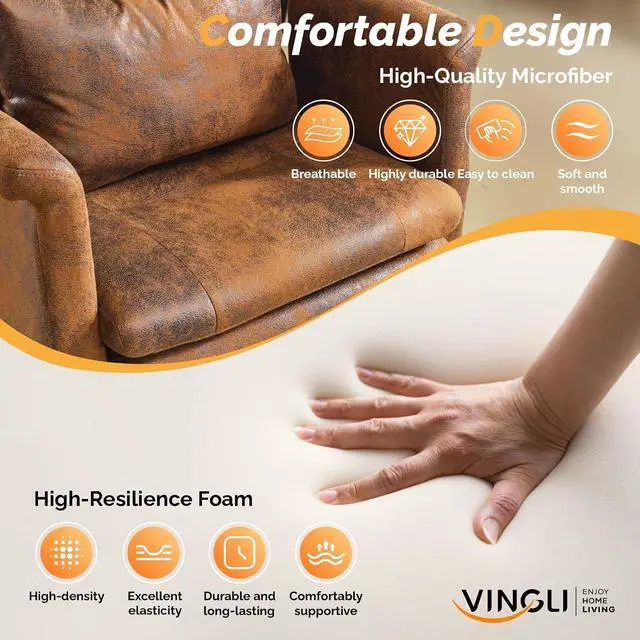 Alt view image 4 of 7 - 100-130° Reclining Tall Office Chair with Foot Rest & Adjustable Armrests, Ergonomic Criss Cross Chair with Wheels & Headrest, Comfy Wide-Seat Gamer Chair for the Heavy, Microfiber, Vintage