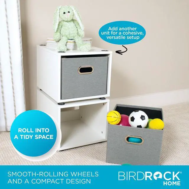 Alt view image 5 of 6 - Rolling File Cabinet Decorative Storage Shelf w/Removable Bins, Handles, and Wheels Organize Files, Books, Toys, Under Desk Office Solution, Modern Design - 1 Lateral Drawer, White