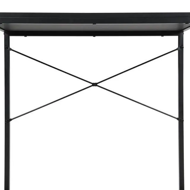 Alt view image 6 of 6 - 30 Inch Small Rectangular Computer Desk, Black | Home, Office, Study