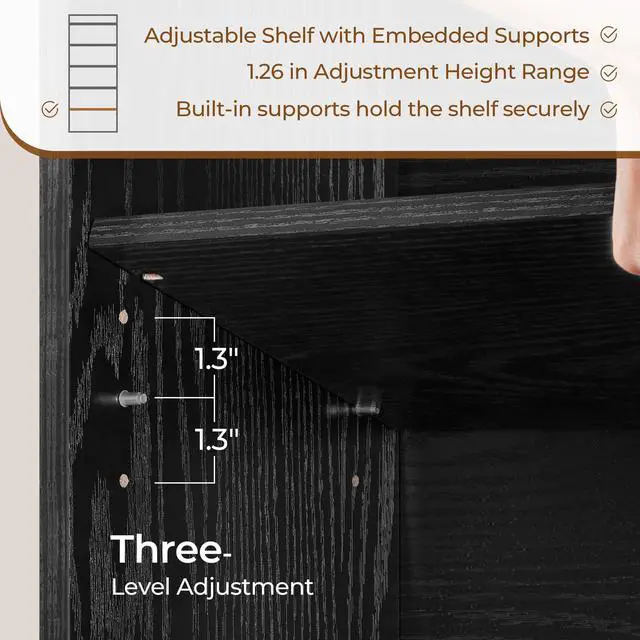 Alt view image 5 of 6 - 6-Tier Open Bookcase and Bookshelf, Modern Simple Floor Standing Display Storage Shelves with Top Open Compartment for Home Office, Study, Living Room - Black