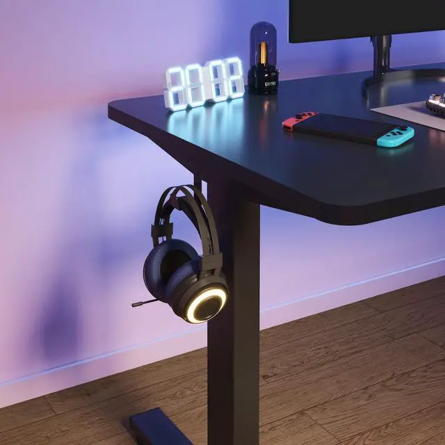 Alt view image 5 of 6 - EN1 Height Adjustable Standing Desk Frame with Memory Controller, Electric Sit Stand Desk Base for Home and Office (Black Frame Only)