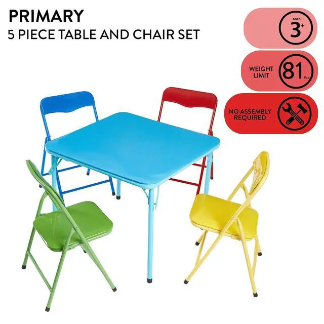 Alt view image 2 of 6 - 5Piece Table & Chair Set, Primary