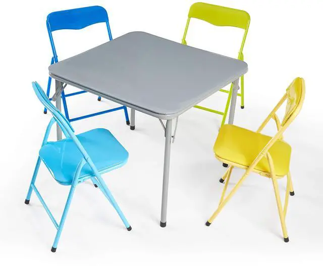 Main image of 5Piece Table & Chair Set, Blue, 5 Piece