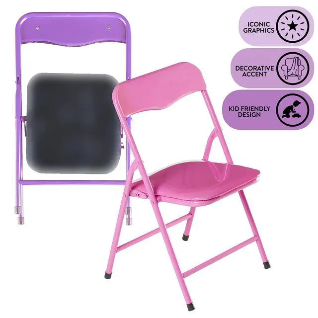 Alt view image 3 of 6 - Toddler Furniture Set | Kids Activity Table Chair Set Playroom Furniture Preschool Learning Compact Foldable Children's Table Small Size 3 Piece Pink