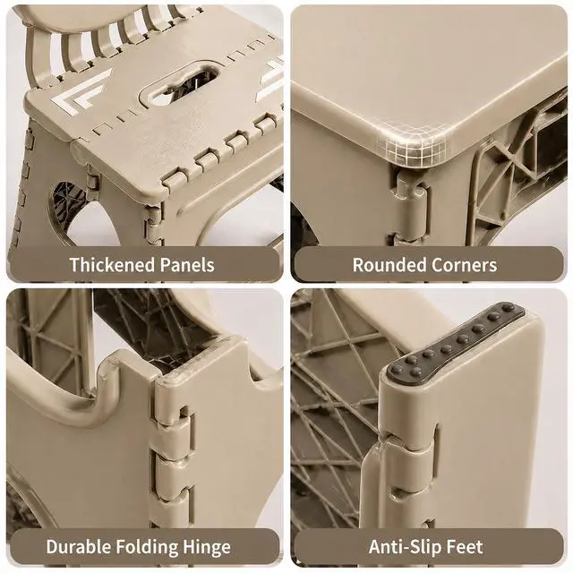 Alt view image 6 of 6 - Foldable Kids Table and 2 Chairs Set, Portable Height Adjustable Toddler Activity Table, Indoor Outdoor Folding Table Set for Study, Crafts, Snack, Picnic, Playroom and Patio
