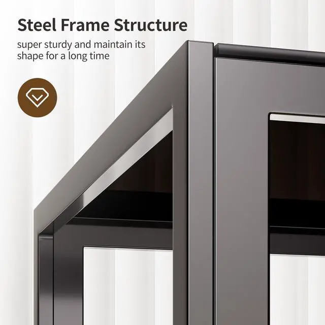 Alt view image 6 of 6 - Kitchen Dining Table Set for 6, Tempered Glass 7 Piece Table and Chairs Set Modern for Home, Kitchen, Living Room, Dining Room, Marble