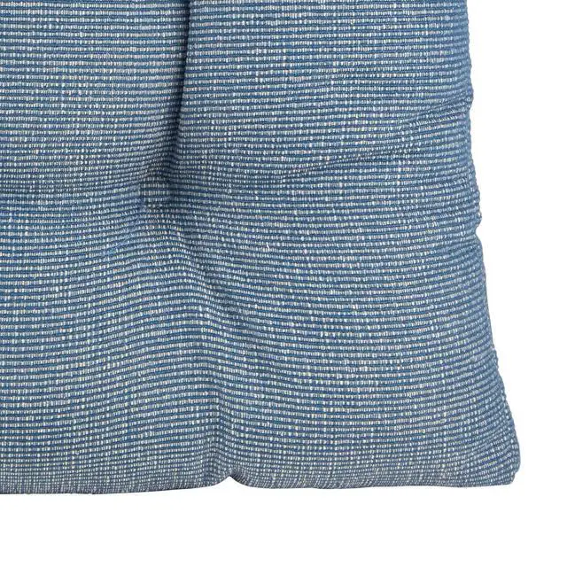 Alt view image 4 of 5 - Saturn Non-Slip Seat Cushion, Assembled in The USA, Button-Tufted Pillow for Dining, Office, or Rocking Chair, Durable Fabric Cover, 18" x 20" x 3", Set of 2, Wedge Blue