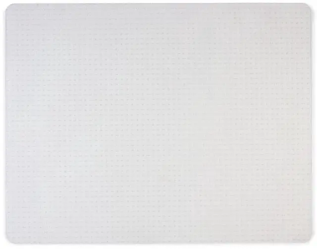 Main image of Office Chair Mat, Clear Floor Mats, Flat-Pile Carpets, 60 x 46 Inch, Smooth Glide