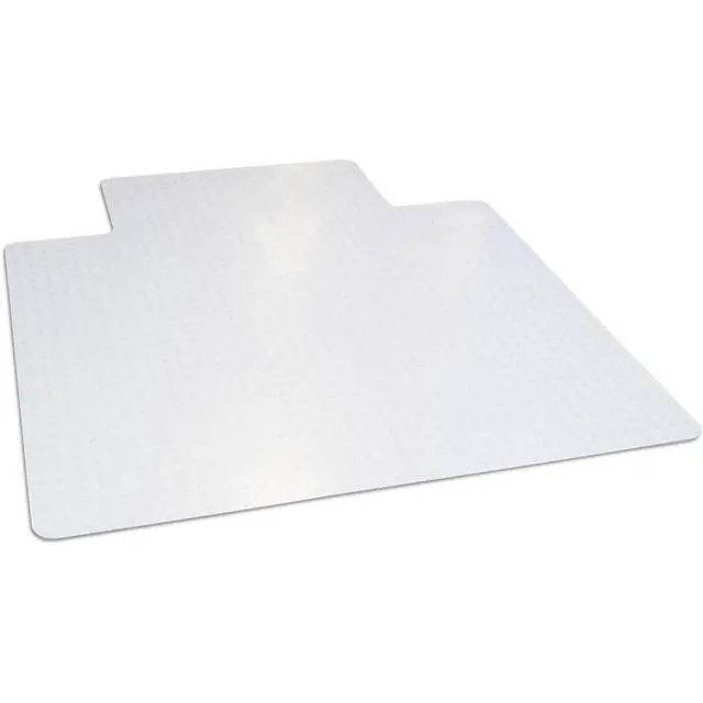 Alt view image 4 of 6 - Low and Medium Pile Carpet Office Mat Chair Mat | Traditional Lip (45" x 53")