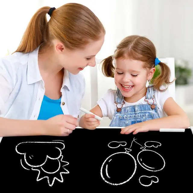 Alt view image 3 of 6 - Kids Table and Chair Set, 4-in-1 Wooden Activity Table w/Storage Bins, Detachable Tabletop, Blackboard, Bookshelf, Toddler Table and Chairs for Crafts/Drawing/Reading/Playing, Gray & White