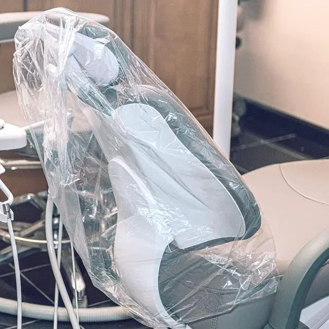 Alt view image 4 of 6 - 675 PCS Dental Half Chair Cover, Box of 3, 24" x 27.5" Disposable Clear Plastic Sleeve Protector