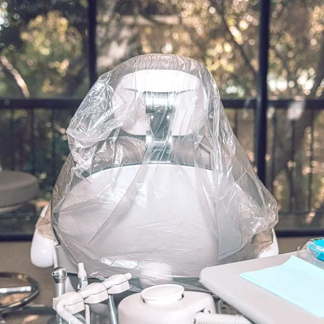 Alt view image 5 of 6 - 675 PCS Dental Half Chair Cover, Box of 3, 24" x 27.5" Disposable Clear Plastic Sleeve Protector