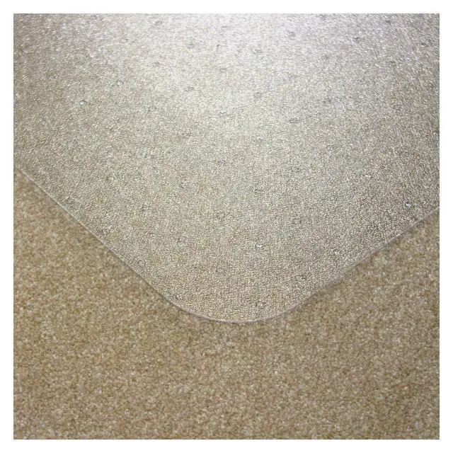Alt view image 5 of 6 - Enhanced Polymer Eco-Friendly Office Chair Mat with Lip for Low and Standard Pile Carpeted Floors | 48" x 51" | Transparent Carpet Protector | Multiple Sizes