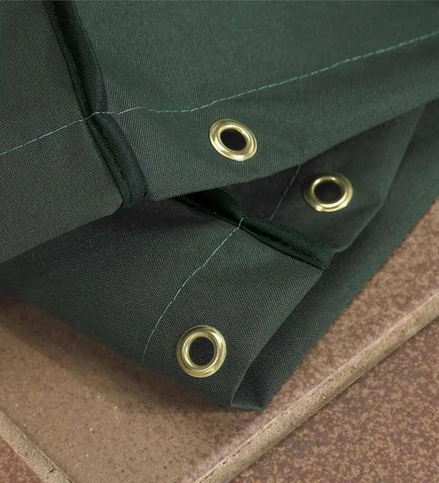Alt view image 3 of 5 - Adirondack Chair Outdoor Furniture Cover | All-Weather | Water-Repellent | Cloth-Like Polyester | Resists Fading | Toggle Closure | Reinforced Seams | 40" L x 34" W x 36" H | Green