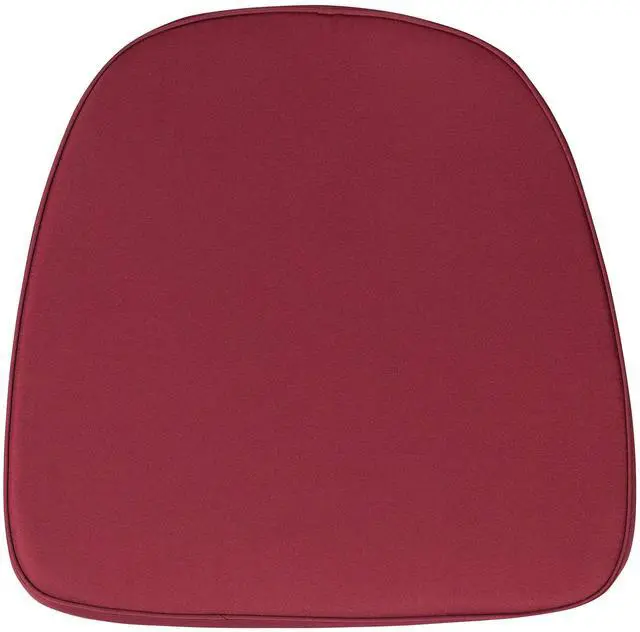 Main image of Indoor Soft Burgundy Fabric Chiavari/Dining Chair Cushion