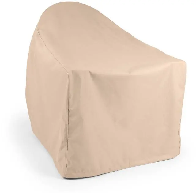 Main image of Ultima Outdoor Adirondack Chair Cover 600D Heavy-Duty Waterproof Polyester Patio Chair Protector with Drawcord Hem, Buckle Straps & Covered Mesh Vent, 29W x 36D x 36H, Ripstop Tan