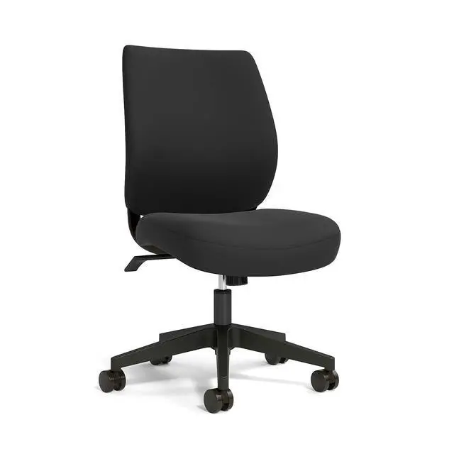 Alt view image 3 of 6 - Staples Ergonomic Task Chair, Fabric, Black