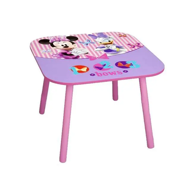 Alt view image 2 of 5 - Disney Minnie Mouse Kids Table and Chair Set 3- Piece Set (2 Chairs Included) - Ideal for Arts & Crafts, Snack Time, Homework & More, Pink