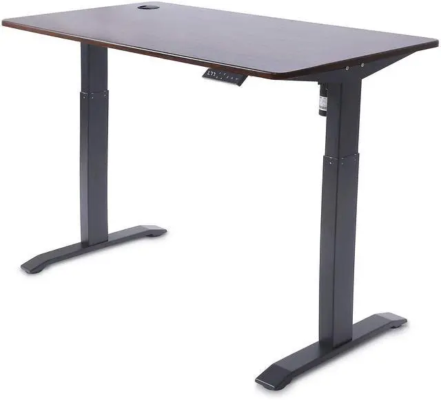 Main image of Electric Height Adjustable Standing Desk, Electric Standing Workstation, Sit Stand Table, Home Office Compter Desk,Gaming Table, Whole-Piece Desktop 48 * 24 in (KT1001-MB)