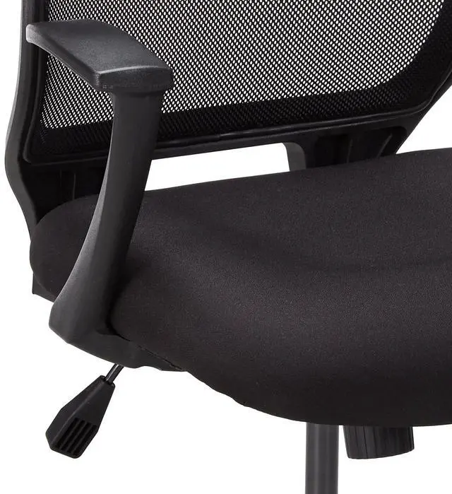 Alt view image 4 of 5 - LLR84868 Executive Mid-Back Work Chair, Black