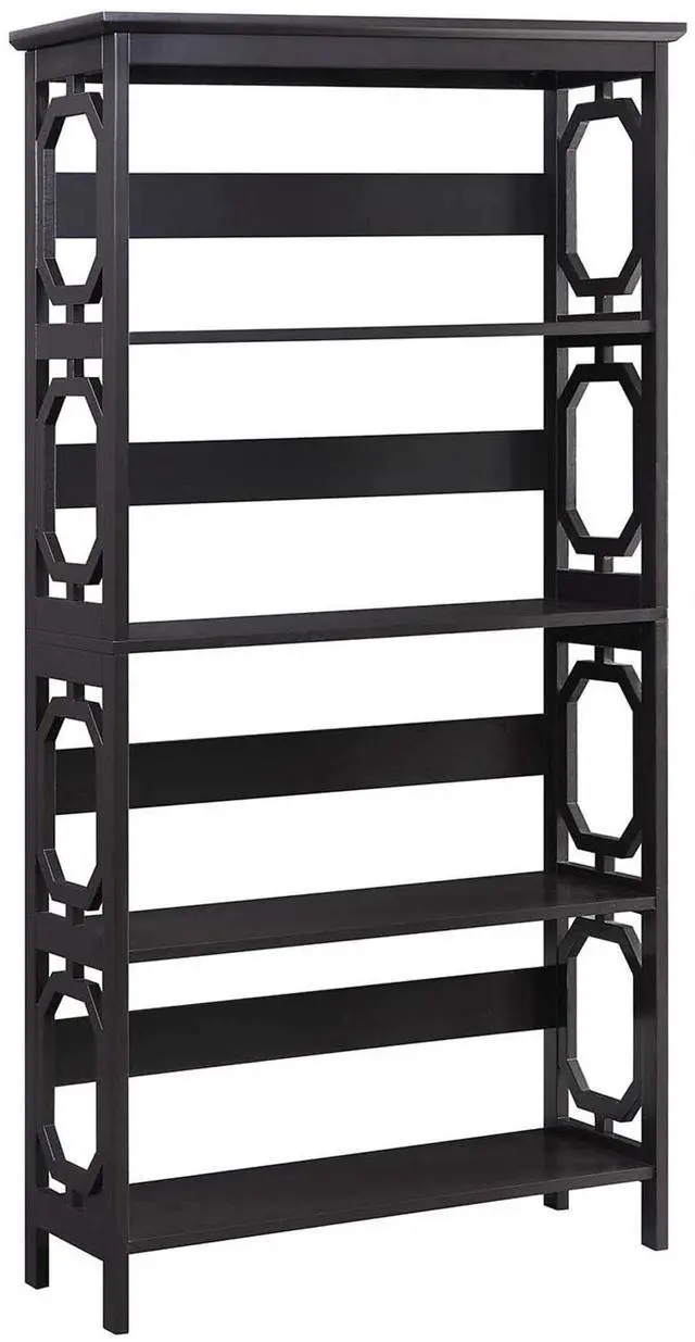 Main image of Omega 5 Tier Bookcase, Espresso