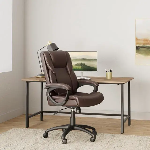 Alt view image 2 of 6 - Kelburne Luxura Office Chair Brown