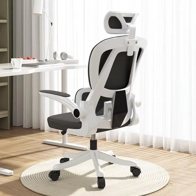 Main image of Office Chair Mesh Desk Chair, Ergonomic High-Back Rolling Gaming Work Chairs with Wheels and Adjustable Headrests,Comfortable Flip-up Arms for Home,Bedroom,Study Gaming