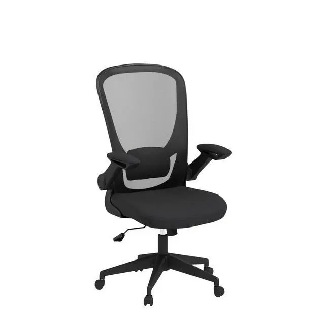 Alt view image 6 of 6 - Home Office Chair Ergonomic Desk Chair Mesh Computer Chair Swivel Rolling Executive Task Chair with Lumbar Support Arms Mid Back Adjustable Chair for Men Adults, Black