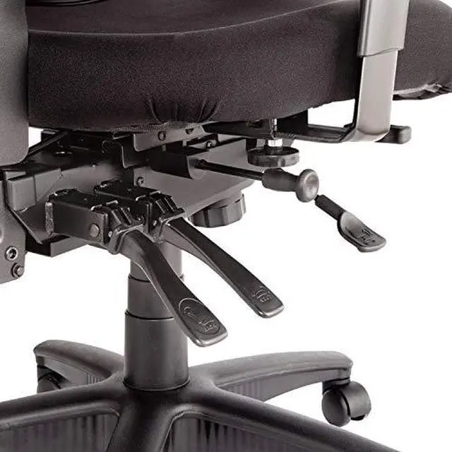 Alt view image 4 of 6 - EL42ME10B Elusion Series Mesh Mid-Back Multifunction Chair, Black