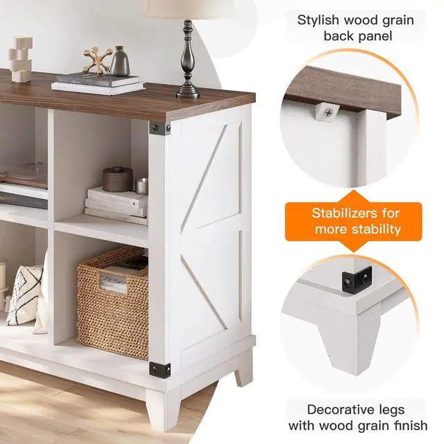 Alt view image 4 of 6 - 6 Cube Storage Organizer and Shelf, Cube Storage Shelf,White Bookshelf with Storage for Bedroom and Home Office