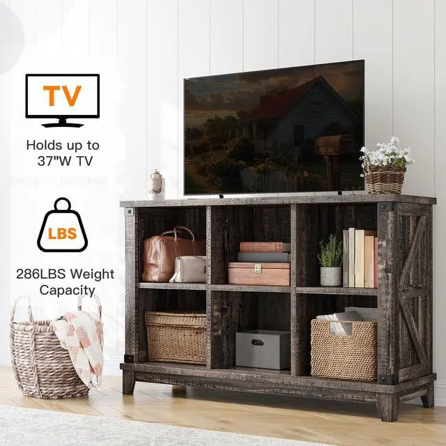 Alt view image 5 of 6 - 6 Cube Storage Organizer Bookshelf, Wood Cube Shelf Bookcase with Storage, Bookshelf for Living Room and Bedroom,Black Oak