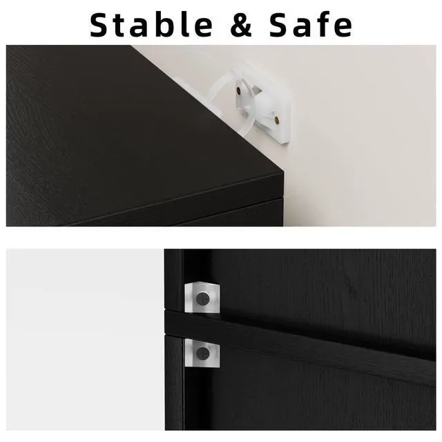 Alt view image 6 of 6 - Narrow Tall Bookshelf 6 Shelf Bookcase Vertical Storage, Slim Profile Tall Narrow Storage Unit for Home Office, Living Room, Bedroom, Black