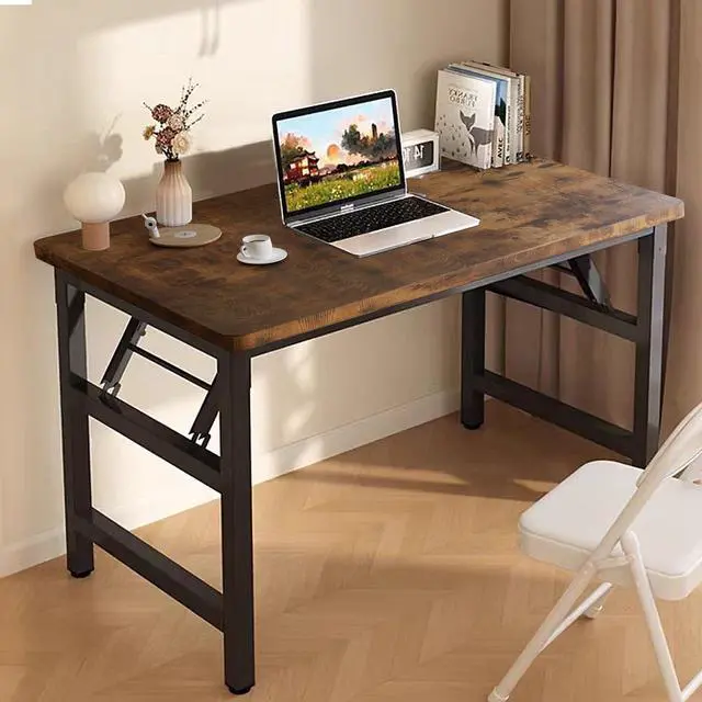 Main image of Folding Desk,39.4 Inch No Assembly Folding Computer Desk, Space-Saving Small Desk for Home Office Bedroom Dorm Study, Compact Portable Foldable Laptop Desk
