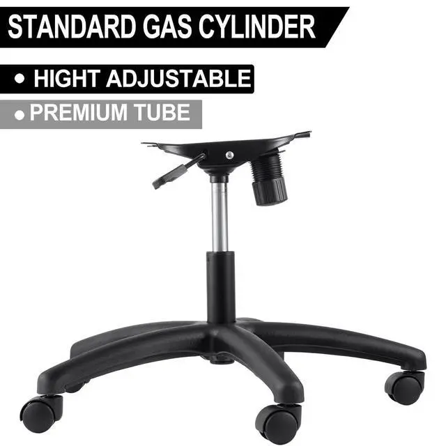 Alt view image 4 of 6 - 28" Swivel Chair Base Replacement, Office Chair Base, 350 Pounds Heavy Duty Gaming Chair Replacement Base with Bottom Plate Stand Cylinder and Casters