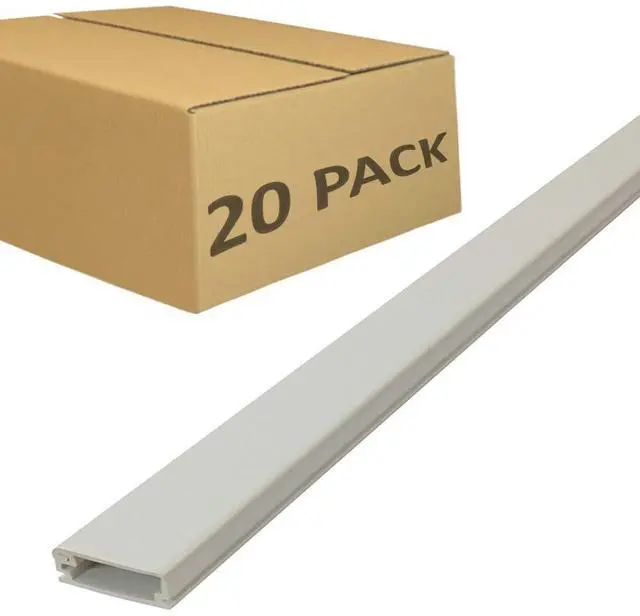 Main image of Medium Latching Cable Raceway (500 Series) - 5 Feet - Beige | 20 Sticks (100 Feet Total)