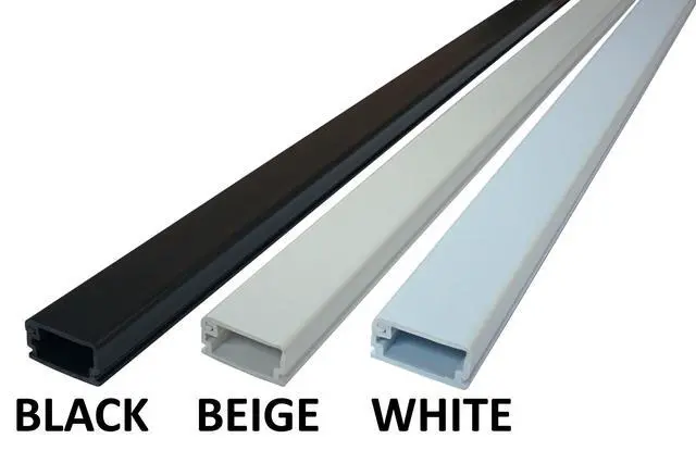 Alt view image 3 of 4 - Medium Latching Cable Raceway (500 Series) - 5 Feet - Beige | 20 Sticks (100 Feet Total)