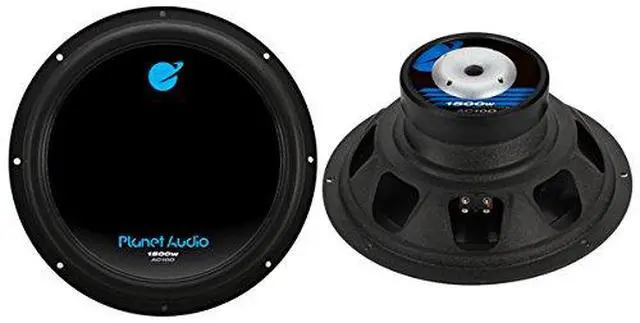 Alt view image 3 of 4 - AC10D 10 Inch 3000 Watt 4 Ohm Dual Voice Coil Car Audio Subwoofers with Stamped Basket, Polypropylene Cone & Foam Surround, Black, Pair