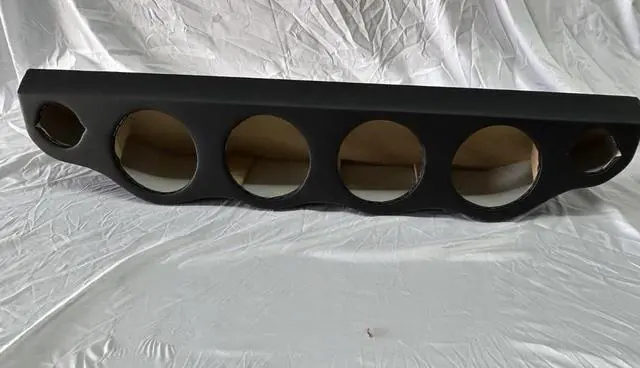 Alt view image 2 of 6 - Speaker Panel for 4-6.5 midrange Speakers and 2-Super twiteers Compatible with mos 6.5 Speakers
