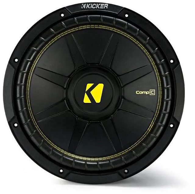 Alt view image 3 of 6 - CWCS124 CompC 12" Subwoofer Single Voice Coil 4-Ohm