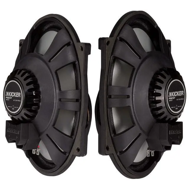 Alt view image 2 of 6 - 48PSC574 PSC574 5"x7" Replacement Coaxial Speakers, 4-Ohm Compatible with Harley Motorcycles, Pair