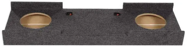 Alt view image 4 of 4 - REC13 Dual 10" Subwoofer Enclosure Box, Downfire Design, High-Grade MDF, Premium Carpet, for 2007-2013 GMC/Chevy Sierra/Silverado Crew Cab Audio Enthusiasts