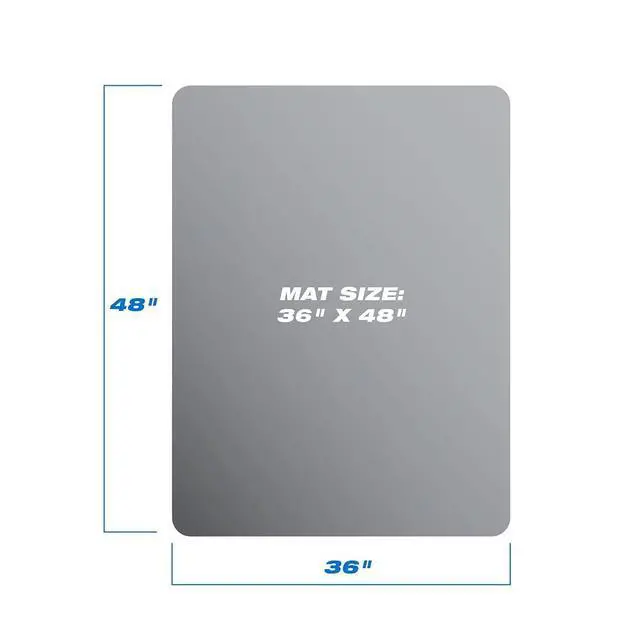 Alt view image 6 of 6 - Office Chair Mat for Hard Floor, 36"x48" Non-Slip Under Computer Desk Chair Floor Protector, Heavy Duty Clear Plastic Chair Mats for Rolling Gaming and Work Chairs (Hard Floor 90*120*0.15cm)
