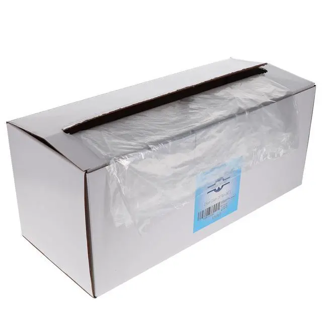 Alt view image 3 of 4 - HSB 101162, Dental Chair Cover Sleeves, Hygienic Protective Covers for Dental Chairs, Disposable, Durable and High-Quality, Poly, 29"W x 80"L, Clear, 125/Pk, Case of 3 Boxes